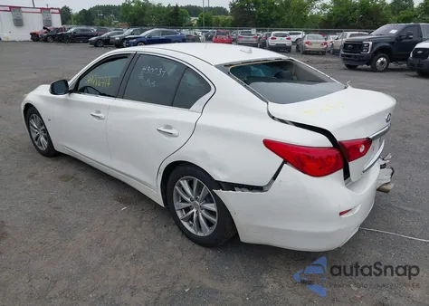 2014 Infiniti Q50 Premium from USA, damaged, VIN JN1BV7AP5EM682486